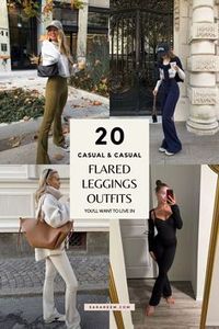 How to Style Flared Leggings: 20 Flared Leggings Outfit Ideas You’ll Want to Live In