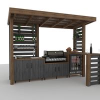 Step-by-step Plans for a Wooden Outdoor Kitchen Digital Download Only - Etsy Canada