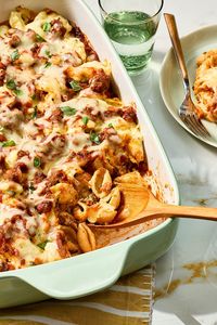 Unstuffed Shells Pasta Bake