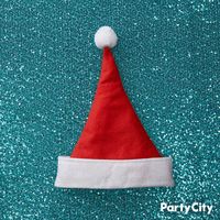 Our hats are off to DIYers! $1 Santa hats 🎅🏽 are a festive DIY craft you can wear or display for decoration.