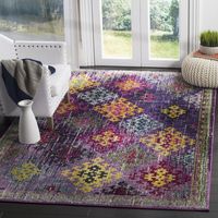 Safavieh Monaco MNC244P 3' x 5' Purple Area Rug | Nebraska Furniture Mart