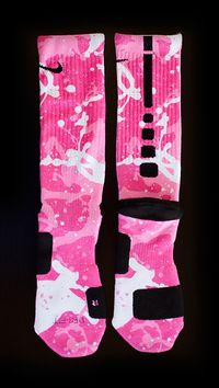 Custom Nike Elite Socks Website Thesockgame.com - Highest Quality Custom Elites & Socks — Breast Cancer Frogs Custom Socks