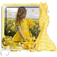 Daffodils in the Field by lmm2nd on Polyvore featuring Nina, Gorjana, J/Hadley and Marc Jacobs