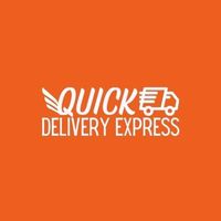 Speed, fast, quick, delivery, express, truck, car, simple, minimal, minimalist, business, deliveries, service, package, deliver, courier,