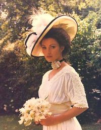 Jane Seymour her own wedding picture. Marriage to Geoffrey Planer 1979.