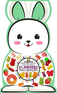 Amazon.com : Happy Yummies Gummies, Bunny Shaped Gourmet Gummies - Delicious Assorted Flavors Candy Snacks for Spring Celebrations, Perfect Holiday Treat, Family-Friendly Snack, 2 Lbs Bag : Grocery & Gourmet Food