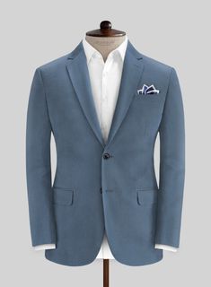 Invest in tailoring that will pay off on every level with our Italian Petrol Blue Cotton Stretch Suit. Crafted from a high-quality cotton-lycra blend that meets your exacting standards, this fashionable suit boasts an elegant solid pattern in a beautiful shade of petrol blue. Whether you're attending a wedding reception or a sophisticated evening event, you'll command attention with your impeccable style in this suit. 
 
 Look Includes  Italian Petrol Blue Cotton Stretch Fabric  Two Button Jacke Single Button Cotton Suit With Lapel Collar, Fitted Cotton Blazer For Formal Occasions, Tailored Cotton Blazer With Pressed Crease, Fitted Cotton Suit With Notch Lapel, Fitted Cotton Suits With Notch Lapel, Elegant Long Sleeve Cotton Suits, Classic Cotton Suit With Lapel Collar, Formal Cotton Blazer With Suit Collar, Tailored Cotton Blazer For Office Wear