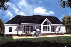 this is an artist's rendering of a house