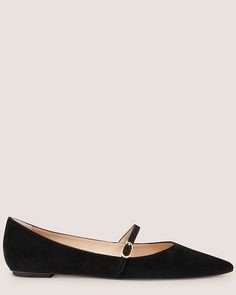 Emilia Mary Jane Flat | Stuart Weitzman Classic Style Outfits, Mary Jane Flats, Stuart Weitzman, Mary Janes, Loafer Flats, Suede Leather, Shoes Flats, Block Heels, Autumn Winter Fashion