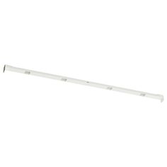 a white light fixture on a white background