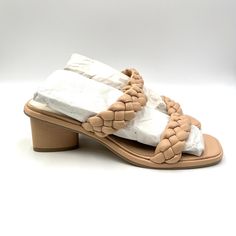 Dolce Vita Women's Ronin Beige Nude Tan Natural Chunky Braided Faux Vegan Leather Low Heeled Slip On Sandals. Women's Size 7.5 Regular / Medium Width. Condition: New In Box; Box Has Wear. New To Poshmark? Sign Up Using Invite Code: Tentoday For $10 Off Your Purchase! Spring Block Heels With Braided Straps, Spring Braided Straps Block Heel Shoes, Synthetic Heels With Braided Straps And Open Heel, Chic Sandals With Braided Straps And Block Heel, Beige Synthetic Sandals With Low Heel, Beige Low Heel Synthetic Sandals, Beige Synthetic Block Heels For Summer, Spring High Heels With Braided Straps, Summer Beige Synthetic Block Heels