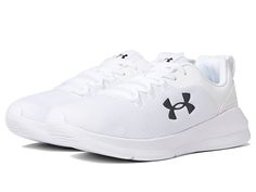 Underarmer Shoes, Casual Sneakers Women, Shoes White, Sportswear Women, White White, Under Armor, Pull Tab, White Shoes, Tennis Shoes