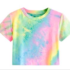 Women’s Rainbow Tie Dye Crop Tee Lounge Urban Outfitters Size: Small Color: Rainbow New Without Tags. Never Worn. Related Similar Brands: Free People, Zara, Shopbop, Princess Polly, Garage, Abercrombie, Etc. Summer Diy Projects, Junior Pants, Rainbow Tie Dye, Diy Summer, Rainbow Tie, Color Rainbow, Summer Projects, Summer Diy, Urban Outfitters Tops