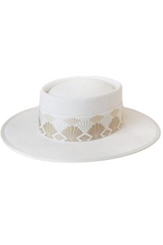 Fedora Hat Boater Hat Fashion Hat Wool Felt Hat Wide Brim - Etsy Elegant White Hat With Flat Crown, White Wool Hat With Flat Brim, White Wool Flat Brim Hat, White Flat Brim Wool Hat, White Felt Hat With Short Brim, Western White Boater Hat With Flat Crown, White Western Boater Hat With Flat Crown, Elegant White Wool Hat, White Wool Hat With Short Brim