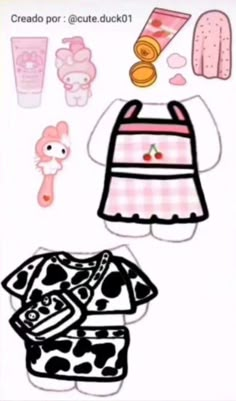 the paper doll is wearing a dress and some other things to make it look like she's getting ready for her baby shower