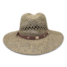 Shape: Panama Hat, Indiana StyleMaterial: SeagrassSize: Medium & Large Brim: 3.25”Color: GreenDetail: "Band" (Toquilla)Hat Care: Always handle your hat by the top. Do not place hat with brim on the surface, it will cause it to flatten the brim. Always Brim turned up.To dust off, use a soft brush.To remove stains, wipe with a cloth, then let it dry naturally with the brim turned up.Steam it to shape if necessary.Misshapen flat brim straw hats can be shaped carefully with a lukewarm - not hot Woven Sun Hat With Short Brim For Rodeo, Straw Visor Sun Hat For Kentucky Derby, Country Style Straw Hat With Woven Detail, Country Style Straw Fedora Hat, Adjustable Woven Toquilla Straw Fedora, Country Style Woven Sun Hat With Flat Brim, Woven Toquilla Straw Fedora Hat, Woven Toquilla Straw Fedora, Adjustable Brown Woven Fedora