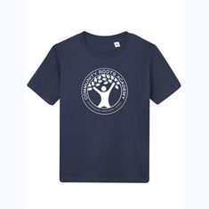 Community Roots Academy School T-Shirt Unisex fit organic cotton printed T-Shirt 100% Organic or in Conversion Cotton 160gms single jersey Care label with QR code to follow supply chain and check positive impact of buying organic Care label made from Organic Cotton Enter code: CRAPICKUP at check out for free postage and pick up at Community Roots Academy School Size Chart Youth XS (4-5yrs) Youth S (6-7yrs) Youth M (8-9yrs) Youth L (10-11yrs) Youth XL (12yrs) ½ Chest 14” 15” 15.5” 17” 18.5” Lengt Organic Cotton Crew Neck T-shirt, Basic Organic Cotton T-shirt With Graphic Print, Organic Cotton Graphic Tee With Logo Print, Organic Cotton Short Sleeve T-shirt With Logo, Organic Cotton Logo Print T-shirt With Short Sleeves, Organic Cotton Crew Neck Tops, Organic Short Sleeve T-shirt With Screen Print, Organic Cotton T-shirt For Summer, Blue Organic Cotton T-shirt With Screen Print