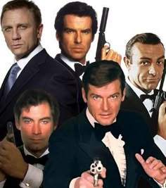 Bond.  James Bond. Men In Tuxedos, James Bond Actors, Bond Women, George Lazenby, Timothy Dalton, Shaken Not Stirred, 007 James Bond, James Bond Movies, Bond James Bond