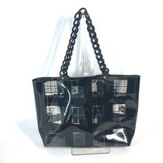 Used Chanel Plastic Chain Window Line Tote Bag Shoulder Vinyl Women's Black (Sku: Gzl13zxj) === General === Brand : Chanel === Design === Type : Shoulder Bag, Tote Bag Material : Vinyl Color : Black Closure : Open Gender : Women === Size === Size (Hxwxd) : 27cm X 32.5cm X 9.5cm / 10.62'' X 12.79'' X 3.74'' === Included Items === Accessories Notice : Before Purchasing, Please Refer To The Images Of The Accessories Included With The Item. === Condition === Condition : Used (Good) Ranking : Rank Ab Line Line, Chanel Shoulder Bag, Bag Model, Handbag Wallet, Wallet Accessories, Black Plastic, Fendi Bags, Burberry Bag, Prada Bag