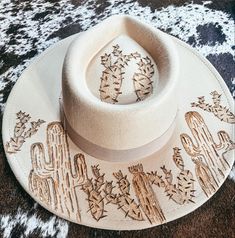 Felt Burned Hats, Branded Hats, Painting Hats, Rancher Hats, Aztec Hat, Hat Pictures