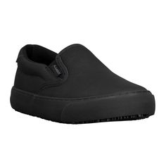 PRICES MAY VARY. Cushioned Insole for added comfort Leather Upper Vulcanized slip resistant rubber outsole Classic slip-on style with side gore panels that stretch for easy on/off Breathable lining with a padded collar for a comfortable fit Non Slip Shoes Restaurant Women, Non Slip Work Shoes, Non Slip Shoes, Work Sneakers, Work Shoe, Shoe Black, Kids Luggage, Luxury Store, Food Service