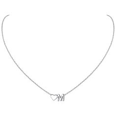 PRICES MAY VARY. ❤NECKLACE DIMENSION❤Chain length: 16 inches + 2 inches, make this silver necklace for women perfect fit for women of all ages. The monogram necklaces for women can be personalized customized to make it a meaningful necklace. ♚ ChicSilver Jewelry ♚---Professional 925 Sterling Silver Jewelry Brand ChicSilver Jewelry is committed to providing providing high-quality products, original design and excellent service. Every jewelry has its own unique meaning, give it to your loved one, Silver Letter Necklace For Anniversary, Silver Sterling Silver Letter Necklace, Silver Minimalist Heart Pendant Initial Necklace, Minimalist Silver Heart Pendant Initial Necklace, Silver Initial Pendant Necklace For Mom, Dainty Silver Heart Pendant Initial Necklace, White Gold Initial Pendant Charm Necklace For Mother's Day, Minimalist Sterling Silver Letter Necklace, Mother's Day Sterling Silver Initial Necklace With Clavicle Chain