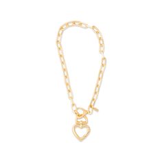 Heart Pendant Gold Chain Necklace Heart Pendant Gold, Pendant Gold, Gold Chain Necklace, Gold Tone Metal, Gold Pendant, Heart Pendant, Gold Chain, Gold Chains, Chain Necklace