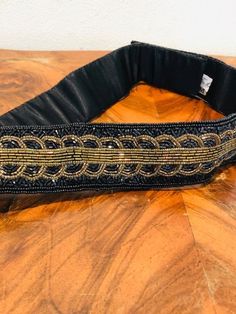 "Cumberbund belt, beaded belt, Black, Gold, Amber, Medium, Cumber Bun Velcro close Measurements: Width 2\" length 33\" Excellent condition, unused AJ904 Cumberbund belt, beaded belt, Black, Gold, Amber, Medium, Cumber Bun" Adjustable Party Sashes, Beaded Belt, Belt Black, Black Belt, Belts, Amber, Gold, Black