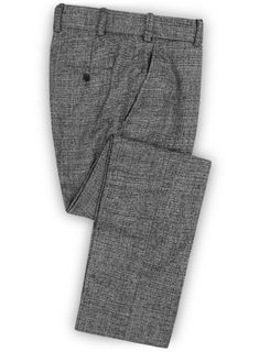 Vintage Glasgow Gray Tweed Pants Gray Wool Business Bottoms, Jungkook Clothes, Mens Jeans Guide, Men Pants Pattern, Custom Tailored Suits, Bald Men Style, Pants Custom, Abercrombie Men, Tweed Pants