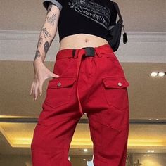 Shipping: Worldwide Express Shipping AvailableDelivery time: 🚚7-15Days Fast ShippingReturns: Fast refund,💯100% Money Back Guarantee.SPECIFICATIONSWaist Type: HIGHStyle: StreetwearPlace Of Origin: China (Mainland)Pant Style: Cargo PantsOrigin: Mainland ChinaModel Number: 674983850275Material: CottonLength: Full LengthGender: WOMENFront Style: FlatFit Type: RegularFabric Type: BlendedDecoration: BeltDecoration: PocketsClosure Type: Elastic WaistCN: GuangdongBrand Name: GJBD Cargo Pants Fashion, Red Cargo Pants, Vintage Dress Shop, Street Y2k, Style Cargo, Y2k Baggy, Red S, Daily Dress, Pant Style