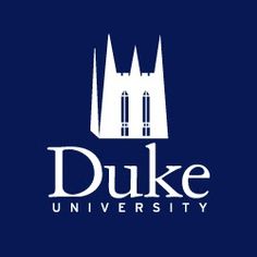 duke university logo on a blue background