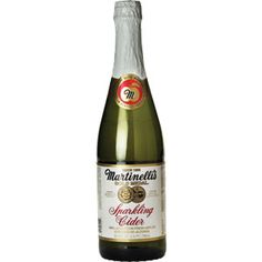 a bottle of sparkling wine on a white background