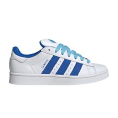 Find ADIDAS Campus 00s ' Bright Blue on Editorialist. Campus 00s 'White Bright Blue' Shoes Campus, Make A Wish Foundation, Adidas Campus 00s, Adidas Campus, Make A Wish, Bright Blue, White Light, Foundation, Light Blue