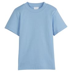 Classic Tee-Light Blue by Little English Plain Blue T-shirt For Spring, Basic Light Blue Short Sleeve T-shirt, Plain Light Blue T-shirt, Kid Closet, Blue Tee, Royal Jewelry, Favorite Child, Mozambique, Kids And Parenting