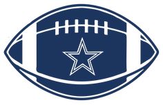 an american football with a star on the side and in the middle of it's center