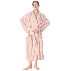 The bathrobe is super soft, cozy and keeps you warm and comfy as if you were wearing a blanket. The removable belt makes your robe fit your body better. TWO CONVENIENT POCKETS: two left and right pockets for carrying your phone or remote control. Suitable for Holiday Gifts:Mother's Day Gift,Thanksgiving Gift,Christmas Gift,Valentine's Day Gift,Birthday Gift. Our bathrobes come in two sizes, please choose according to your size. Package Including: 1x Women Long Robes. Long Plush Robe, Women’s Robes, Long Robes, Plush Robe, Petite Curvy, Matching Robes, Soft Autumn, Thanksgiving Gift, Thanksgiving Gifts