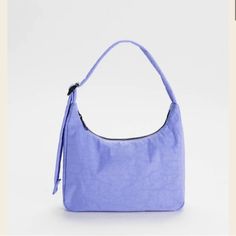 Nylon Mini Shoulder Bag In Bluebell From Baggu Nwt Specifications In Last Picture Baggu Duck Bag, Planner Pouch, Duck Bag, Nylon Shoulder Bag, Bow Bag, Pretty Bags, Mini Shoulder Bag, Mini Tote, Fashion Socks