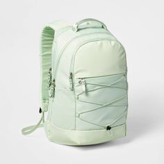 Sporty 19" Backpack Mint Green - All in Motion™ Cute Middle School Backpacks, Middle School Backpacks, Back Too School, Converse Backpack, Cute Backpacks For School, Preppy Backpack, Water Resistant Backpack, Green Backpacks, Grey Backpacks