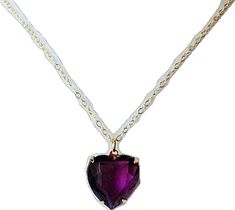 Purple Heart Amethyst Necklace, Purple Heart Birthstone Necklace, Purple Heart-shaped Amethyst Necklaces, Purple Heart-shaped Birthstone Necklace, Purple Amethyst Heart Necklace, Purple Amethyst Heart Necklaces, Purple Heart Pendant Necklace For Valentine's Day, Purple Amethyst Heart Pendant Necklace, Purple Heart-shaped Necklace For Valentine's Day