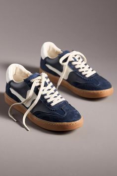 Dolce Vita Notice Sneakers | Anthropologie Cute Sneakers For Women, Dolce Vita Sneakers, Tie Styling, Raffia Sandals, Western Style Boots, Cute Sneakers, Roll Neck Sweater, Navy Shoes, Swag Shoes