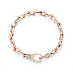 CLIVE 18K ROSE GOLD CHAIN LINK BRACELET WITH DIAMOND LOBSTER CLASP – Walters Faith Luxury Yellow Gold Diamond Bracelet, Tarnish Resistant, Luxury Tarnish Resistant Diamond Link Bracelet, Luxury Tarnish-resistant Diamond Link Bracelet, Luxury Tarnish-resistant Link Bracelet, Luxury Gold Link Bracelet, Classic Rose Gold Diamond Bracelet With Polished Finish, Luxury White Gold Tarnish-resistant Bracelet, Luxury White Gold Chain Bracelet With Oval Links, Luxury Oval Link Chain Bracelet In White Gold