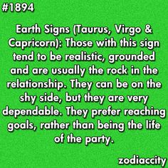 the zodiac sign is written on a green background with white writing and black lettering, which reads