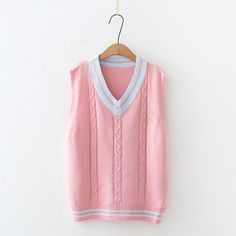 Kawaii And Fresh Vest And Shirt Two-pieces PN4215 ●Size: Vest :Length 62 cm,bust 98 cm,shoulder 41cm. Shirt:Length 59 cm,bust 98 cm,shoulder 40 cm. sleeve 56 cm. ●Material:cotton,including the bownot. (Please allow 1-3cm differs due to manual measurement.As different computers display colors differently,the color of the actual may vary slightly from the above images.Thanks for your understanding.) ●About Shipping: We attach great importance to the orders of each customer and parcel delivery. 1.Processing time: 2-3 business days. 2.Shipping time: 10-15 business days to US, please allow 3-4 weeks shipping to other country.(Shipping times can be affected by variable customs clearance times or public holidays.) Pink Kawaii Sweater For Spring, Harajuku Style Pink Sweater For Spring, Kawaii Cotton Sweater For Spring, Preppy Pink Tops For School, Preppy Pink Top For School, Kawaii Sleeveless Tops For Spring, Spring Kawaii Sleeveless Tops, Pink Sleeveless School Top, Sleeveless Pink School Top