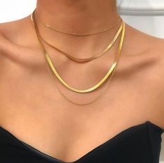 Beautiful layered necklace.  Available is silver or gold plated. Please make sure to state which style when purchasing. Wedding Necklaces, Necklace Layered, Chunky Chain Necklaces, Multi Layer Necklace, Gold Bracelet Cuff, Chain Choker Necklace, Wedding Jewellery Necklace, Layered Jewelry, Layered Necklace