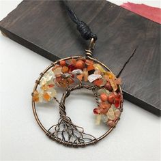 Item Type:Necklaces Style:Retro Material:Metal, Artificial Gem Shape\pattern: Tree Applicable Occasions:Party, Engagement Anniversary ,Vacation Gift,Traveling. Size: One Size Pendant Height: 5.00 cm/ 1.97 "Chain Length: 100.00 cm/ 39.37 " Bohemian Tree Of Life Round Pendant Jewelry, Adjustable Tree Of Life Round Pendant Jewelry, Adjustable Tree Of Life Pendant Jewelry, Tree Of Life Jewelry Inspire Uplift ⭐, Tree Of Life Crystal Pendant, Denim And Lace, Tree Shapes, Mens Accessories Jewelry, Engagement Anniversary