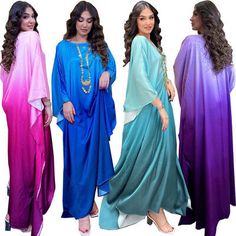 Top Rated Abaya Dubai Kaftan Women Fashion Maxi Dress Muslim Robe Ramadan Party Gown Loose, Women's Clothing Ramadan Party, Kaftan Women, Dress Muslim, Party Gown, Style Maxi Dress, Party Gowns, Casual Party, Cocktail Party, Top Rated