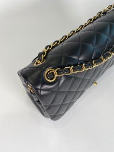 Chanel Classic Jumbo Flap bag in black lambskin and gold hardware double flap handbag. Excellent condition. Comes with magnetic box; dustbag; internal sticker; Entrupy Certificate. Hologram: 22xxxxxx Year: 2016 Measurements: 30 x 20 x 10 cm Black Double Flap Bag For Office, Black Double Flap Office Bag, Luxury Double Flap Bag With Cc Turnlock Closure, Gold Double Flap Evening Bag, Designer Double Flap Bag For Everyday Luxury, Gold Double Flap Bag With Gold-tone Hardware, Chic Gold Double Flap Bag, Luxury Double Flap Bag With Gold-tone Hardware, Classic Gold Flap Bag With Cc Turnlock Closure