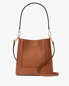 Lena Bucket Bag | Kate Spade Outlet Classic Kate Spade Bag With Gold-tone Hardware, Daily Use Bags With Branded Hardware For Fall, Classic Kate Spade Satchel With Adjustable Strap, Classic Bucket Bag With Metal Hardware, Rectangular Travel Bucket Bag With Branded Hardware, Everyday Fall Bags With Branded Hardware, Fall Rectangular Shoulder Bag With Branded Hardware, Fall Workwear Bags With Branded Hardware, Kate Spade Bag For Everyday Use In Fall