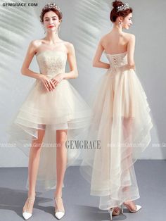 Summer Dresses With Sweep Train And Sweetheart Neckline, Strapless Tulle Dress For Banquet, Fitted Sleeveless Tulle Bridesmaid Dress, Fitted Knee-length Strapless Dress For Banquet, Summer Party Wedding Dress With Sweetheart Neckline, Fitted Tulle Wedding Dress For Banquet, Party Dresses With Sweep Train In Organza, Fitted Organza Strapless Dress For Prom, Summer Wedding Dress With Sweetheart Neckline For Party