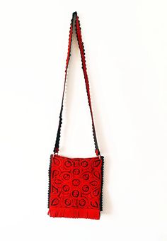 "Felt bag for women, Handbag for women handmade, tote bag for women, woven bag women, boho bag for women, Shoulder bag for women Size: 11.8 inc x 9.8 inch (30 x 25) cm /  48 inch (122 cm) (plus hanger!) Hand-embroidered small felt haversack (\"tarisznya\") with Hungarian folk floral motives. Authentic \"Matyo\" style embroidery (Matyo needlework is the trademark of one of the most important folk regions of Hungary, Mezökövesd) Ideal gift for weddings, decorating your home, or as handmade birthda Handwoven Pouch Shoulder Bag For Daily Use, Handwoven Crochet Shoulder Bag Gift, Daily Use Handwoven Pouch Shoulder Bag, Rectangular Crochet Bag With Braided Handles For Festivals, Festival Crochet Bag With Braided Handles, Rectangular Woven Straw Bag For Festivals, Bohemian Rectangular Bucket Bag For Daily Use, Handmade Rectangular Crochet Bag For Festival, Artisan Crochet Tote Bag With Adjustable Strap